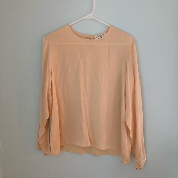 Synonyme de Georges Rech 100% Silk Top Size 40 - Picture 1 of 6